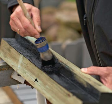 Putekasse tre males Putekasse tre males med trebeskyttelse